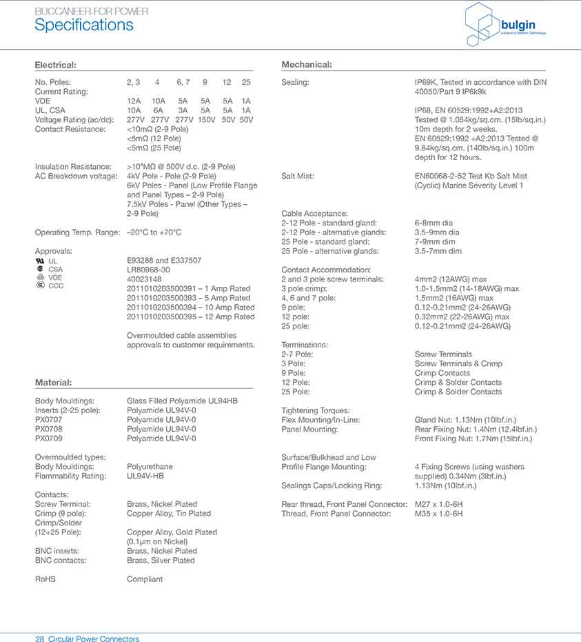 后面板安裝連接器PX0709/x/xx技術手冊
