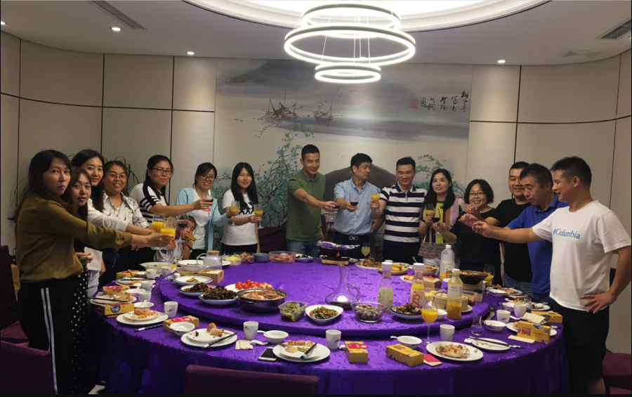 天正恒業 中秋節 聚餐 歡度